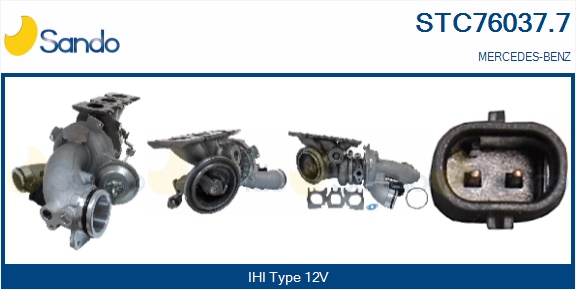 Turbocompressore, sovralimentazione SANDO STC76037.7