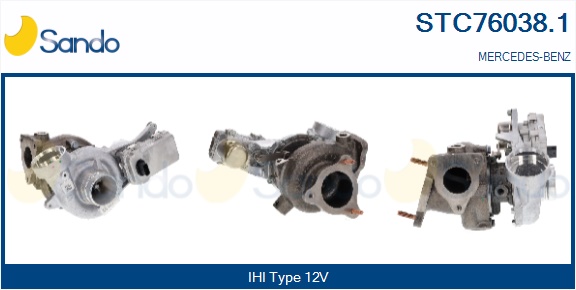 Turbocompressore, sovralimentazione SANDO STC76038.1
