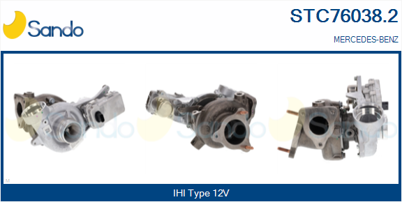 Turbocompressore, sovralimentazione SANDO STC76038.2