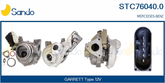 Turbocompressore, sovralimentazione SANDO STC76040.0
