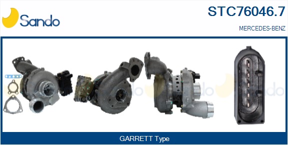 Turbocompressore, sovralimentazione SANDO STC76046.7