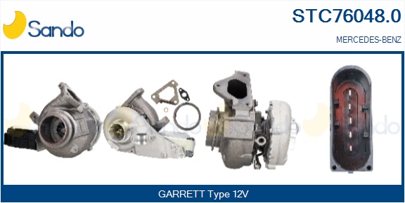 Turbocompressore, sovralimentazione SANDO STC76048.0