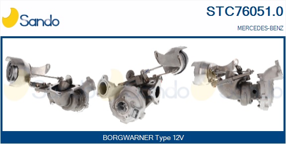 Turbocompressore, sovralimentazione SANDO STC76051.0