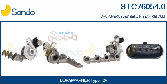 Turbocompressore, sovralimentazione SANDO STC76054.0