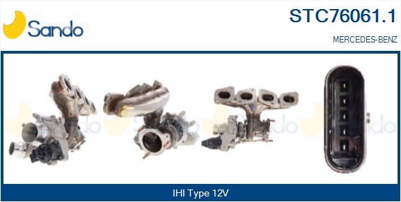 Turbocompressore, sovralimentazione SANDO STC76061.1