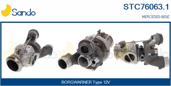 Turbocompressore, sovralimentazione SANDO STC76063.1
