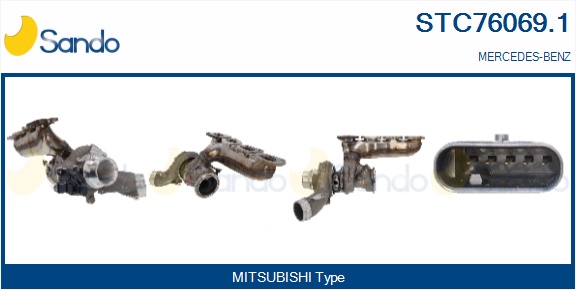 Turbocompressore, sovralimentazione SANDO STC76069.1