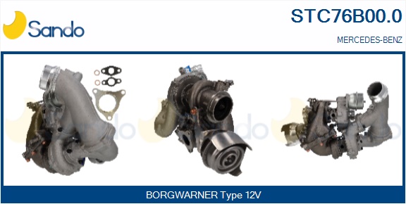 Turbocompressore, sovralimentazione SANDO STC76B00.0