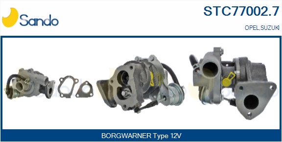 Turbocompressore, sovralimentazione SANDO STC77002.7