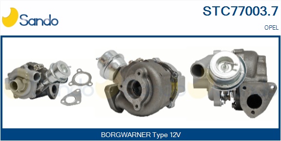 Turbocompressore, sovralimentazione SANDO STC77003.7