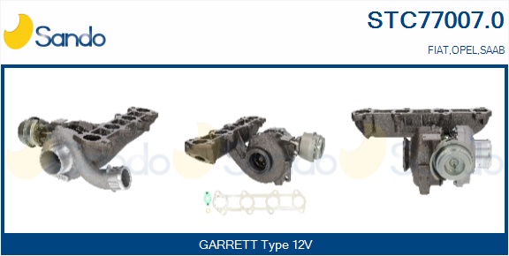 Turbocompressore, sovralimentazione SANDO STC77007.0
