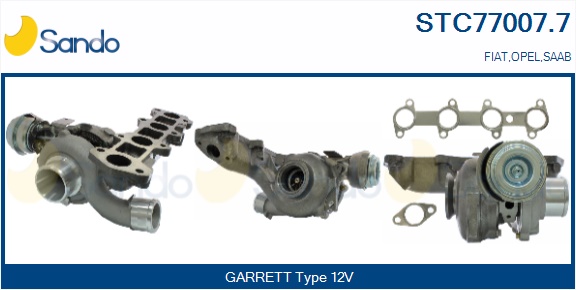 Turbocompressore, sovralimentazione SANDO STC77007.7