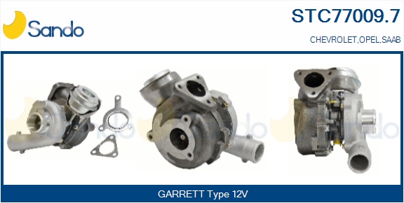 Turbocompressore, sovralimentazione SANDO STC77009.7