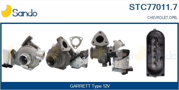 Turbocompressore, sovralimentazione SANDO STC77011.7