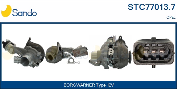Turbocompressore, sovralimentazione SANDO STC77013.7