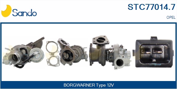 Turbocompressore, sovralimentazione SANDO STC77014.7