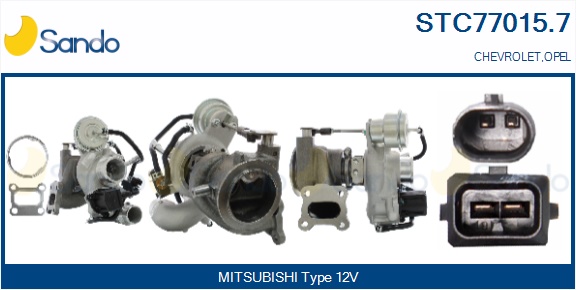 Turbocompressore, sovralimentazione SANDO STC77015.7