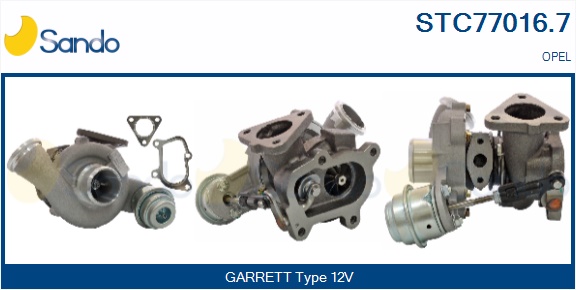 Turbocompressore, sovralimentazione SANDO STC77016.7