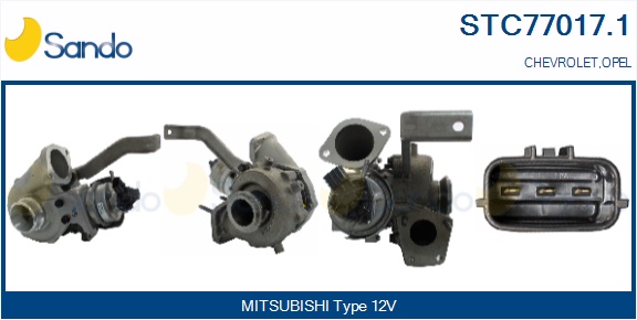 Turbocompressore, sovralimentazione SANDO STC77017.1