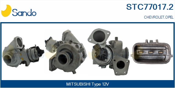 Turbocompressore, sovralimentazione SANDO STC77017.2
