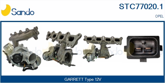 Turbocompressore, sovralimentazione SANDO STC77020.1