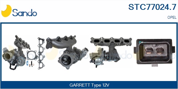 Turbocompressore, sovralimentazione SANDO STC77024.7