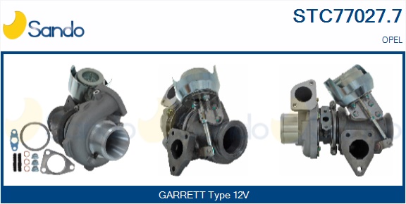 Turbocompressore, sovralimentazione SANDO STC77027.7
