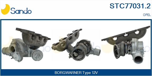 Turbocompressore, sovralimentazione SANDO STC77031.2