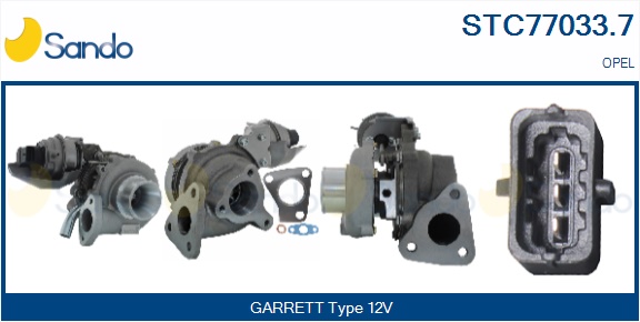 Turbocompressore, sovralimentazione SANDO STC77033.7