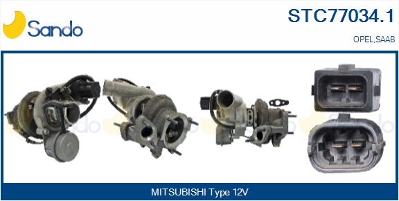 Turbocompressore, sovralimentazione SANDO STC77034.1