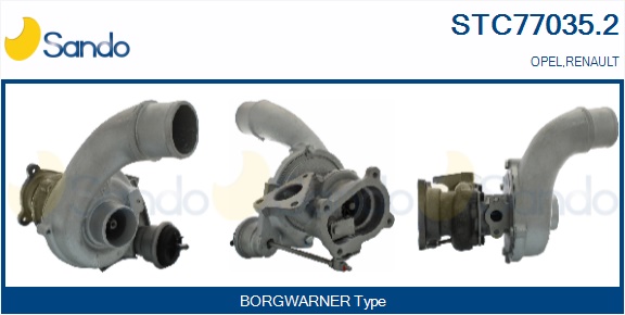 Turbocompressore, sovralimentazione SANDO STC77035.2