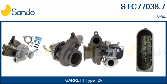 Turbocompressore, sovralimentazione SANDO STC77038.7