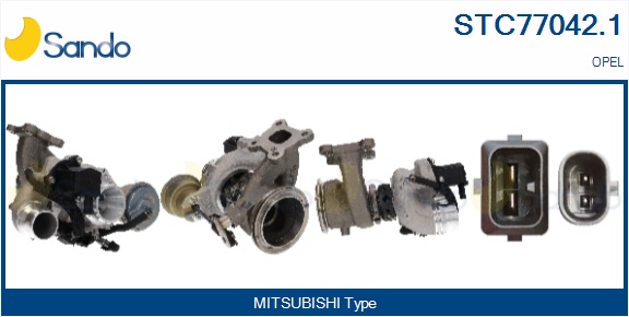 Turbocompressore, sovralimentazione SANDO STC77042.1