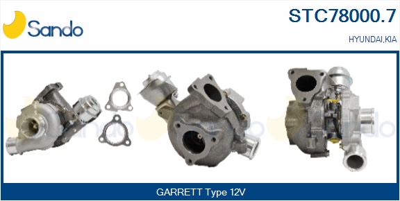 Turbocompressore, sovralimentazione SANDO STC78000.7