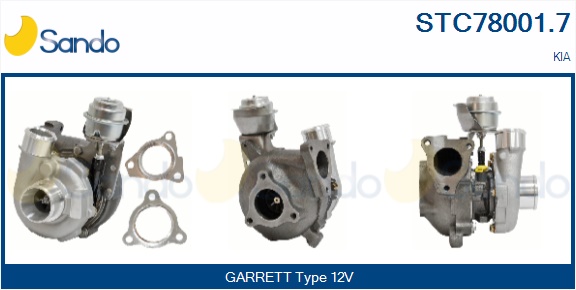 Turbocompressore, sovralimentazione SANDO STC78001.7