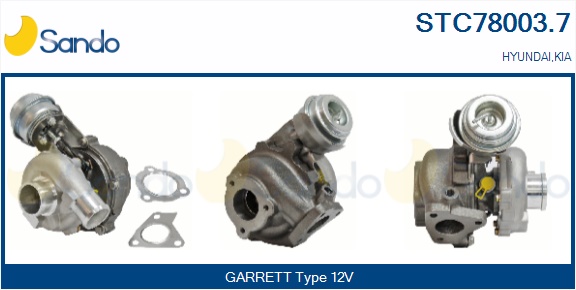 Turbocompressore, sovralimentazione SANDO STC78003.7