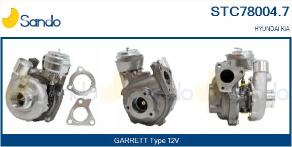 Turbocompressore, sovralimentazione SANDO STC78004.7