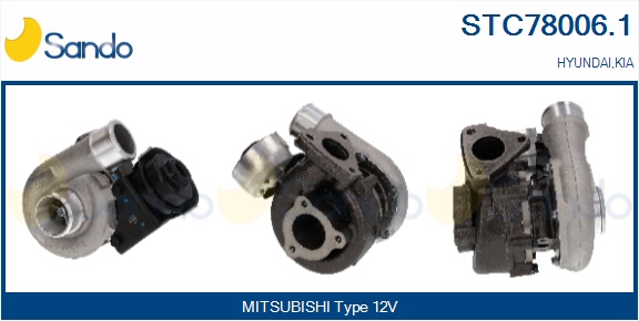 Turbocompressore, sovralimentazione SANDO STC78006.1