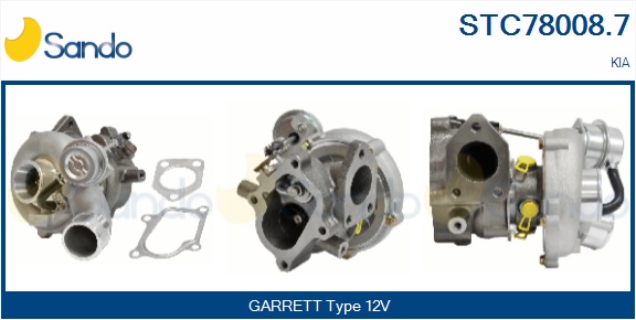 Turbocompressore, sovralimentazione SANDO STC78008.7