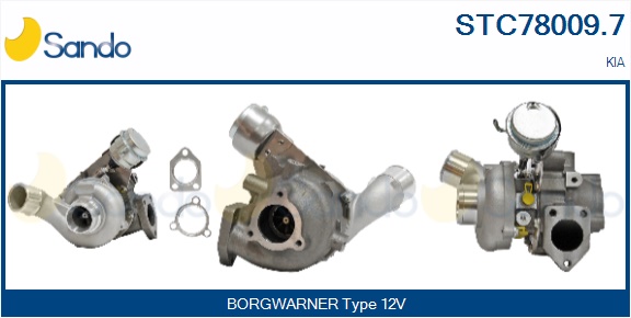 Turbocompressore, sovralimentazione SANDO STC78009.7