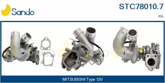 Turbocompressore, sovralimentazione SANDO STC78010.7