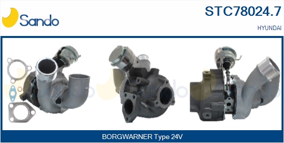 Turbocompressore, sovralimentazione SANDO STC78024.7