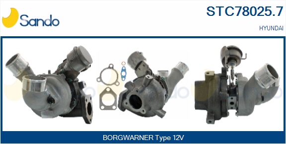 Turbocompressore, sovralimentazione SANDO STC78025.7
