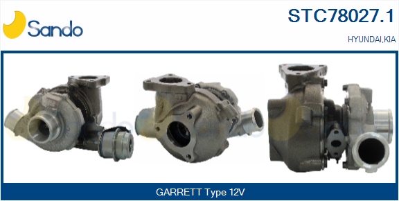 Turbocompressore, sovralimentazione SANDO STC78027.1