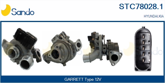 Turbocompressore, sovralimentazione SANDO STC78028.1