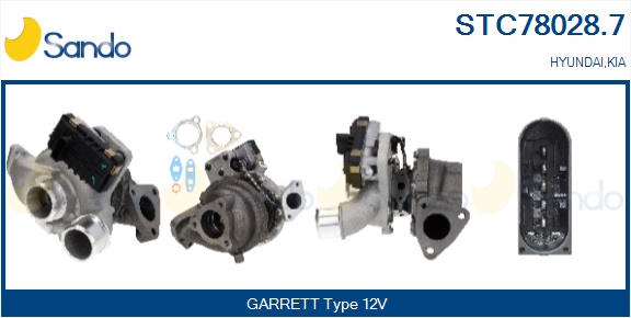 Turbocompressore, sovralimentazione SANDO STC78028.7