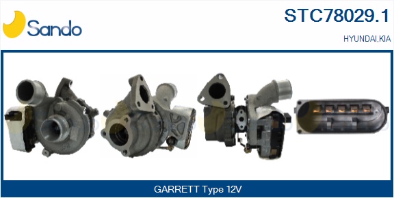 Turbocompressore, sovralimentazione SANDO STC78029.1