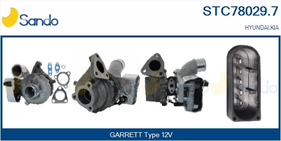 Turbocompressore, sovralimentazione SANDO STC78029.7