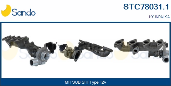 Turbocompressore, sovralimentazione SANDO STC78031.1