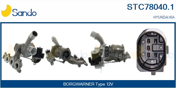 Turbocompressore, sovralimentazione SANDO STC78040.1